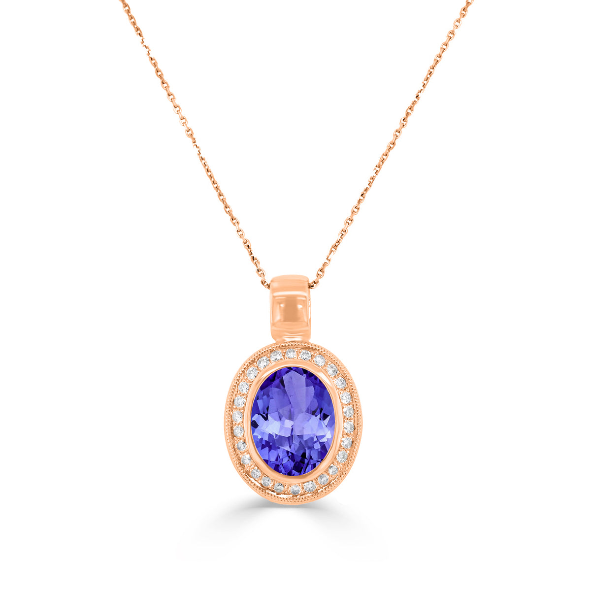 ネックレス・ペンダント TANI by MINETANI Mila Oval Pendant Pave Chain Necklace Necklace