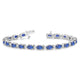 TTBR1001 - Meena - Certified AAAA Tanzanite and Diamond Bracelet