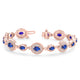 TTBR1018 - Hina - Certified AAAA Tanzanite and Diamond Bracelet