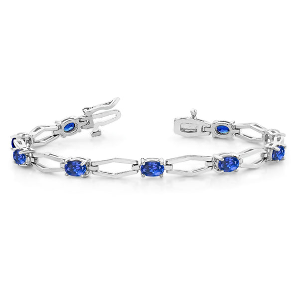 TTBR1009 - Saanvi - Certified AAAA Tanzanite Bracelet