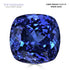 17.47ct Cushion Certified AAAA Tanzanite Gemstone 15.07x15.07mm