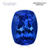 6.46ct Cushion Certified AAAA Tanzanite Gemstone 13.02x9.71mm