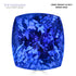 10.45ct Cushion Certified AAAA Tanzanite Gemstone 12.20x11.30mm