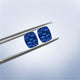 14cttw AAAA Matched Pair Cushion Certified Tanzanite Gemstone 8.00x7.00mm
