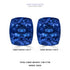 7.00cttw AAAA Matched Pair Cushion Certified Tanzanite Gemstone 8.00x7.00mm
