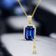 4.91ct Emerald Cut Certified AAAA Tanzanite Gemstone 11.00x8.90mm