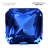 6.30ct Emerald Cut Certified AAAA Tanzanite Gemstone 10.40x10.00mm