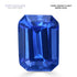5.46ct Emerald cut Certified AAAA Tanzanite Gemstone 11.96x8.76mm