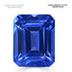 5.27ct Emerald cut Certified AAAA Tanzanite Gemstone 11.10x8.68mm