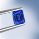 5.27ct Emerald cut Certified AAAA Tanzanite Gemstone 11.10x8.68mm