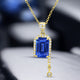 5.27ct Emerald cut Certified AAAA Tanzanite Gemstone 11.10x8.68mm