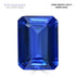 5.98ct Emerald cut Certified AAAA Tanzanite Gemstone 12.27x9.19mm