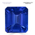 4.12ct Emerald cut Certified AAAA Tanzanite Gemstone 9.50x8.30mm