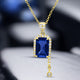 4.79ct Emerald cut Certified AAAA Tanzanite Gemstone 10.60x8.30mm