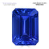 10.19ct Emerald cut Certified AAAA Tanzanite Gemstone 13.90x10.10mm
