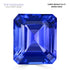 9.6ct Emerald Cut Certified AAAA Tanzanite Gemstone 14x12mm