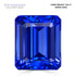 7.66ct Emerald Cut Certified AAAA Tanzanite Gemstone 11.58X9.99mm