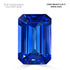 6.18ct Emerald Cut Certified AAAA Tanzanite Gemstone 13.12X8.70mm