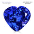 5.38ct Heart Certified AAAA Tanzanite Gemstone 10.70x10.00mm