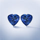7.6cttw AAAA Matched Pair Heart Certified Tanzanite Gemstone 7.80mm
