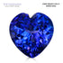 4.96ct Heart Certified AAAA Tanzanite Gemstone 10.29X9.96mm