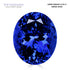 6.70ct Oval Certified AAAA Tanzanite Gemstone 12.70x10.50mm