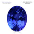 6.73ct Oval Certified AAAA Tanzanite Gemstone 13.00x10.20mm