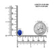 5.01ct Oval Certified AAAA Tanzanite Gemstone 10.89x8.89mm