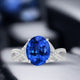 5.11ct Oval Certified AAAA Tanzanite Gemstone 11.44x9.36mm