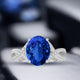 5.13ct Oval Certified AAAA Tanzanite Gemstone 12.10x9.49mm