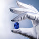 5.19ct Oval Certified AAAA Tanzanite Gemstone 12.00x9.13mm