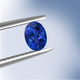 5.19ct Oval Certified AAAA Tanzanite Gemstone 12.00x9.13mm