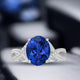 5.19ct Oval Certified AAAA Tanzanite Gemstone 12.00x9.13mm