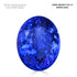 9.87ct Oval Certified AAAA Tanzanite Gemstone 15.40x12.23mm