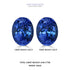 8.44cttw AAAA Matched Pair Oval Certified Tanzanite Gemstone 10.50x8.10mm