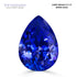 4.7ct Pear Shape Certified AAAA Tanzanite Gemstone 13.97X9.95mm