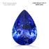 4.44ct Pear Shape Certified AAAA Tanzanite Gemstone 13.17X9.44mm