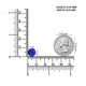 5.10ct Round Certified AAAA Tanzanite Gemstone 9.91mm