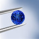 5.53ct Round Certified AAAA Tanzanite Gemstone 11.02mm