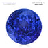 10.34ct Round Certified AAAA Tanzanite Gemstone 12.00x12.00mm