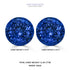11.45cttw AAAA Matched Pair Round Certified Tanzanite Gemstone 10.50x10.50mm