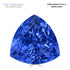 6.50ct Trillion Certified AAAA Tanzanite Gemstone 10.96x10.80mm