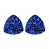 17.16cttw AAAA Matched Pair Trillion Certified Tanzanite Gemstone 10.20mm