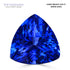 4.03ct Trillion Certified AAAA Tanzanite Gemstone 10.62X10.58mm
