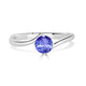 0.56ct Round Tanzanite Ring