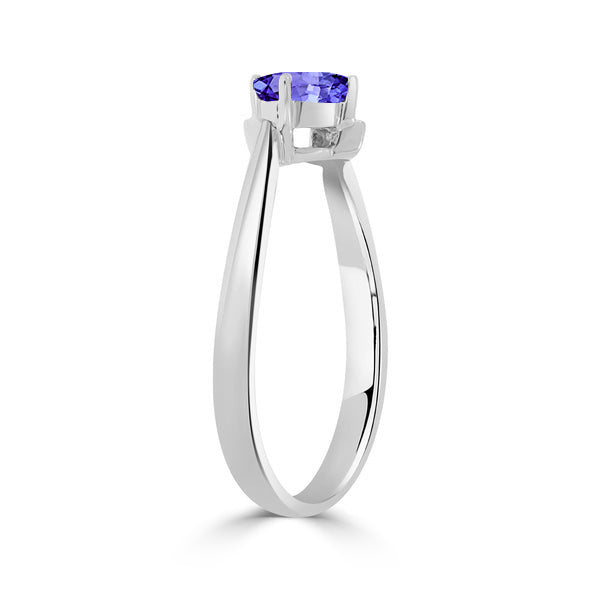 0.56ct Round Tanzanite Ring