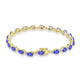 8.4ct Pear Shape Tanzanite Bracelet with 0.43 cttw Diamond