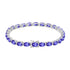 12.48ct Oval Tanzanite Bracelet with 0.36 cttw Diamond