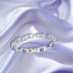 3.5ct Oval Tanzanite Bracelet with 0.94 cttw Diamond