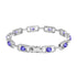 3.5ct Oval Tanzanite Bracelet with 0.94 cttw Diamond